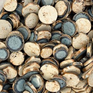 פסיפס קרמי עגול שיש