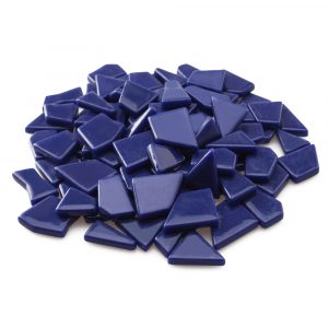 פסיפס זכוכית שבורה כחול