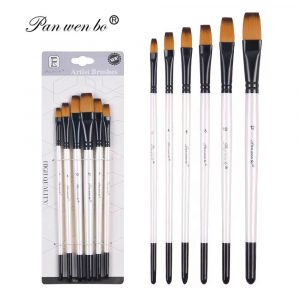 סט 6 מכחולים רחבים